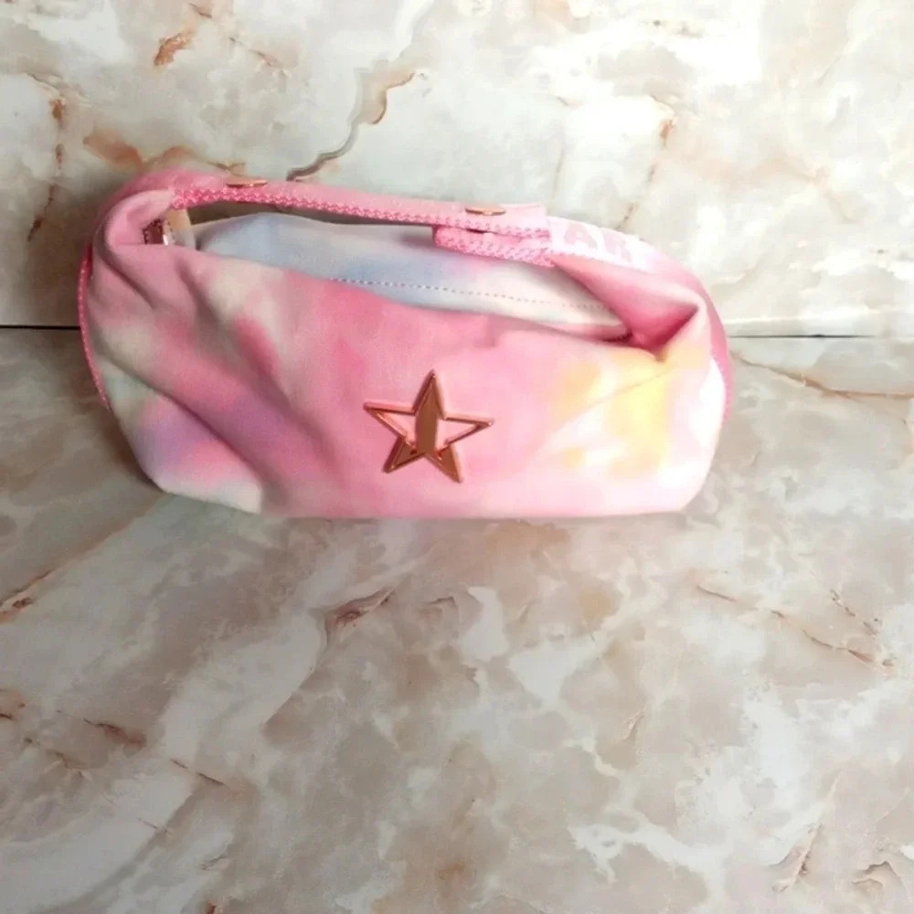 Jeffrey star bag make up bag tie dye